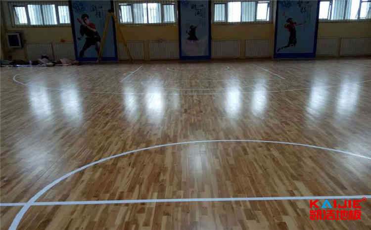 濟南楓樺木實木運動地板報價