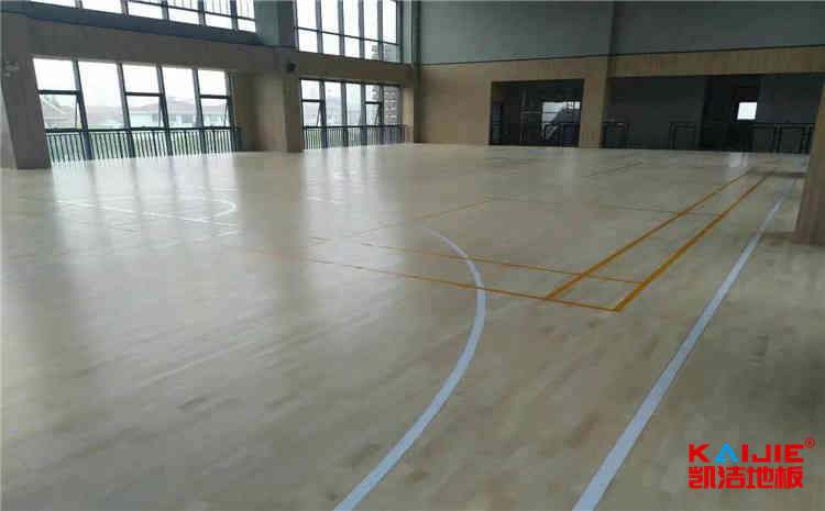 硬木企口籃球館木地板主輔龍骨結構