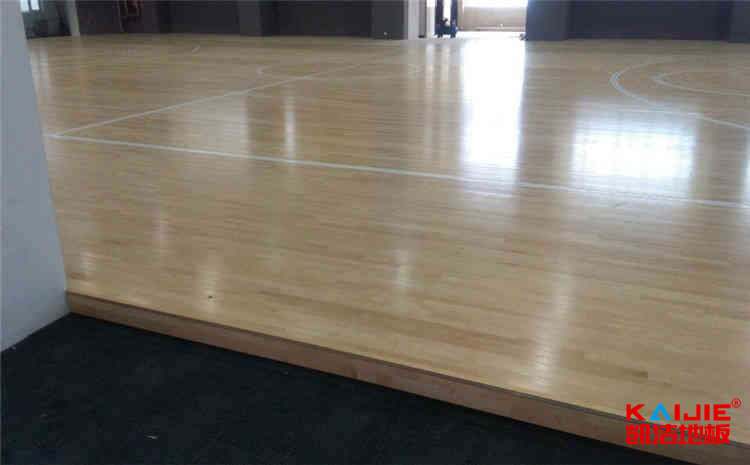 北京柞木籃球地板結構